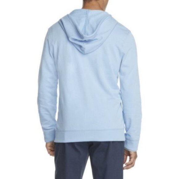NEW! Izod Saltwater French Terry Full Zip Hooded Sweatshirt - Picture 2 of 4